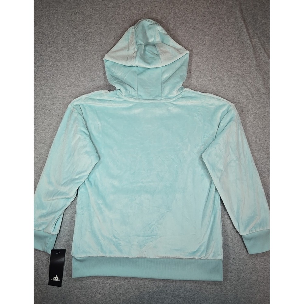 Adidas Originals Girls Size X-Large XL Velour Sweatshirt Hoodie‎ Pullover NWT - Picture 4 of 4